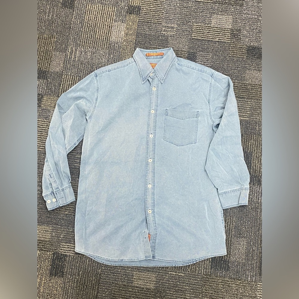 Orvis Work Shirt (silk/cotton) size: M